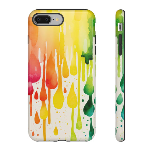 Rainbow Spring Showers - Impact Resistant Phone Case